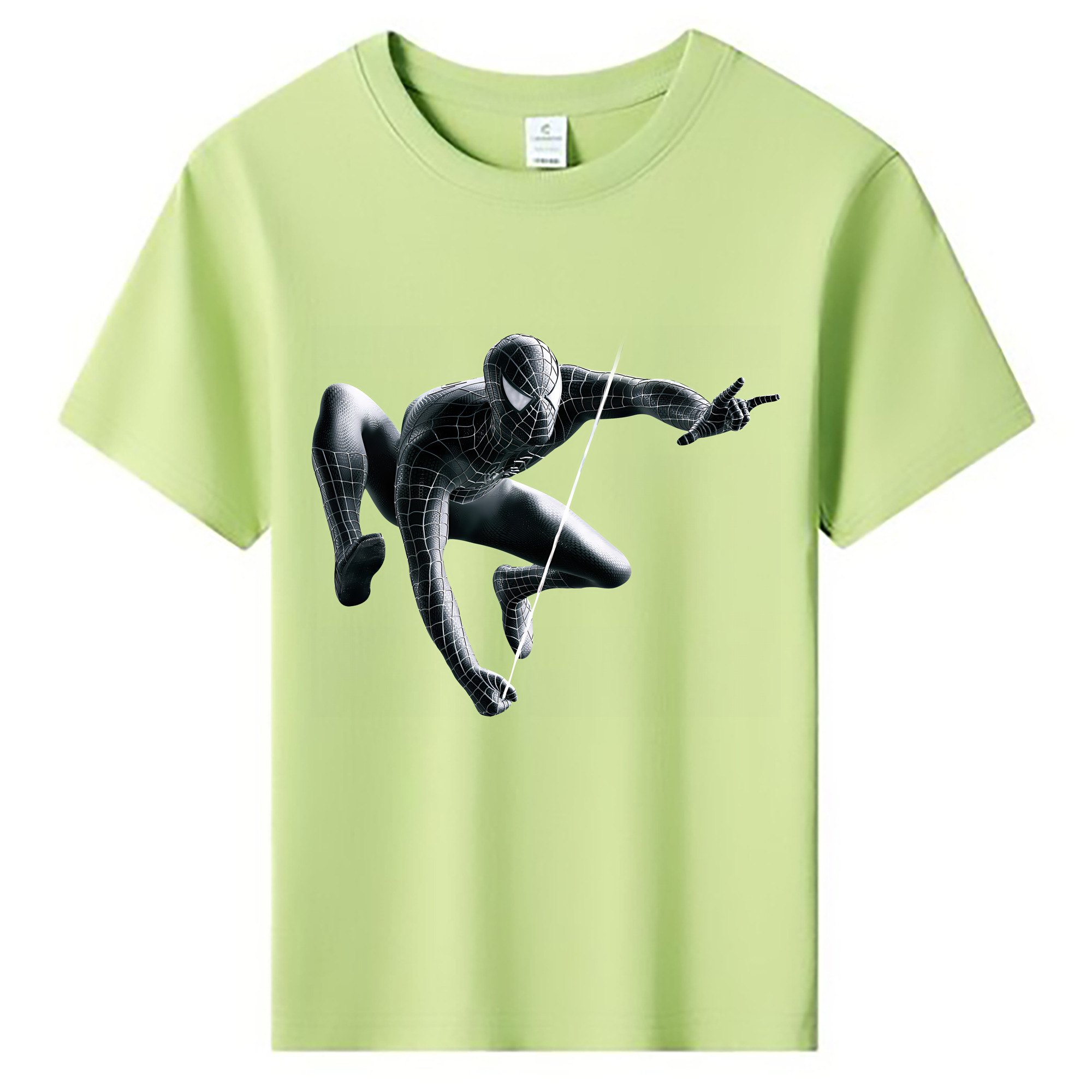 （画像用） Spider Man スパイダーマン 綿100％キッズTシャツ（フロントプリント）